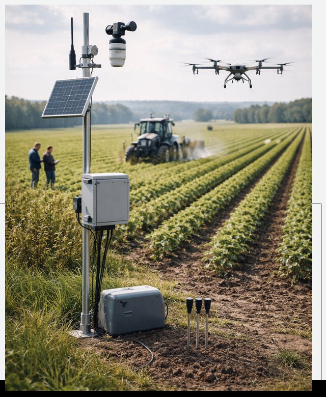 Разработка IoT мониторинга полей в Чапаевске от 8683 р. | АвикейЧпв