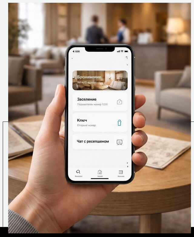Мобильное приложение для гостей отеля в Чапаевске, управление сервисом
